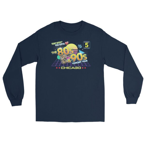 The 80s 90s Concert Tour 2025 - Men’s Long Sleeve Shirt